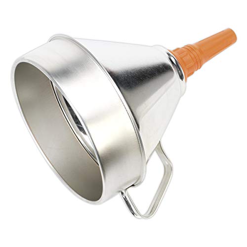 Sealey Fm20 Funnel Metal With Filter 200Mm