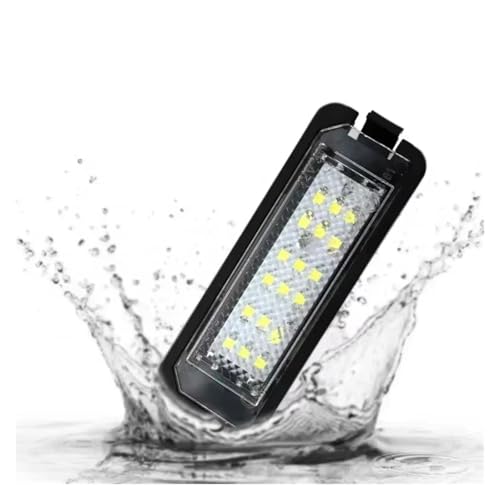 Luz placa matrícula LED coche lámpara trasera para Golf MK4 MK7 Passat Scirocco 3