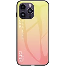 Phone Case Compatible with Huawei Mate 20 X 5G / Mate 20 X 4G Three Layer PC Glass Back Panel + TPU Silicone Protective Case Yell