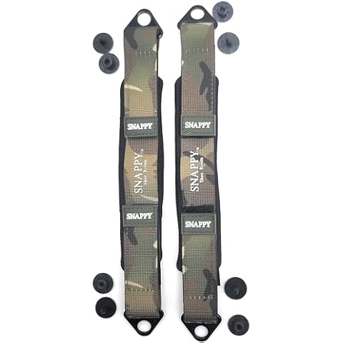 Snappy Shoe Rivets Adjustable Soft Replacement Heel Straps for croc shoes CAMO Cover