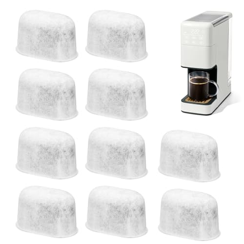10 Pack Replacement Coffee Filters Compatible with Drew Barrymore Coffee Maker, Charcoal Water Filters for Beautiful DrewBarrymore Coffee Machines