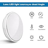 EXTRASTAR 24W LED Ceiling Light, 2500LM Super Bright LED Ceiling Light, 192W Equivalent, 6500K Cool Light Daylight Light for Living Room, Bedroom, Kitchen, Balcony, Office and More, Ø 380mm - Image 3