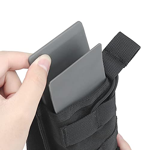 2Pcs/Set Hunting Tactical Molle Vest Nylon Mag Magazine Pouch Insert Set Mag Carrier Clip #TOP6