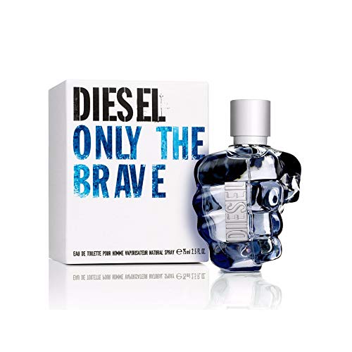 Diesel Only The Brave Eau De Toilette Spray for Men, 2.5 Ounce