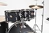 Tama Imperialstar Drum Set 5 Pieces Blacked Out Black #3