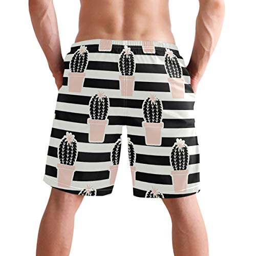 visesunny Men's Novelty Beach Shorts Quick Dry Swimwear Sports Running Swim Board Shorts Bathing Suits with Pockets Summer2