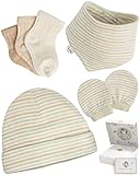 Photo Gallery nudu - set regalo per bambini – berretto – bavaglino – calzini – guanti – 100% cotone biologico – regali per nascita – ragazze – ragazzi – rainbow Photo Gallery nudu - set regalo per bambini – berretto – bavaglino – calzini – guanti – 100% cotone biologico – regali per nascita – ragazze – ragazzi – rainbow