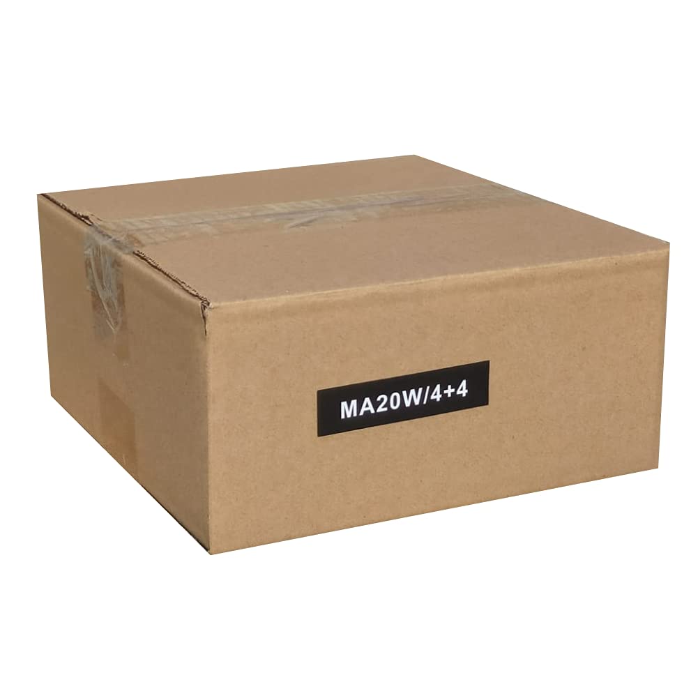 1 MASTER AUDIO MA20W/4+4 subwoofer 20 cm 200 mm 8" 150 wat rms 300 wat max podwójna cewka 4 + 4 ohm podwójna cewka drgająca gumowe zawieszenie, 1 sztuka