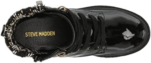Steve Madden Girls Shoes Jaydin Ankle Boot, Black, 2 Little Kid | Image 4