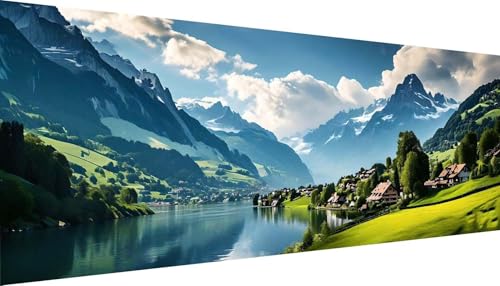 Peinture diamant 5D XXL pour créer une fresque murale de salon
