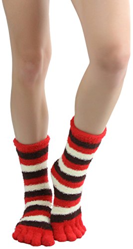 Image of ToBeInStyle Women's Pack of 6 or 12 Fashion Printed Crew Socks