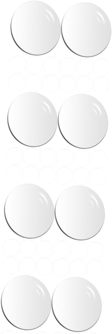 Cabilock 200pcs Acrylic Discs Transparent Cake Storage Tray for Baking Lightweight Cake Drum for Parties and Events for Desserts Crafts and Displays