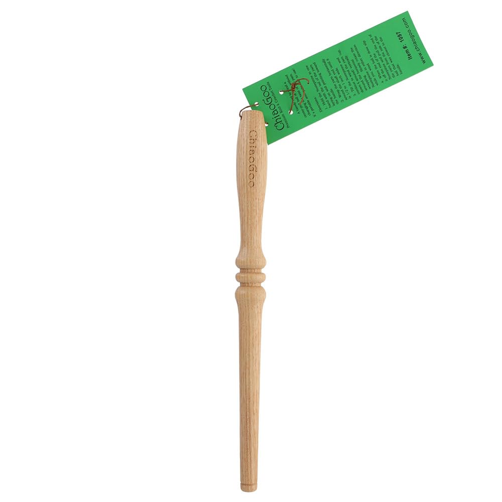 Nostepinne de madera para crear ovillos de lana ChiaoGoo manual