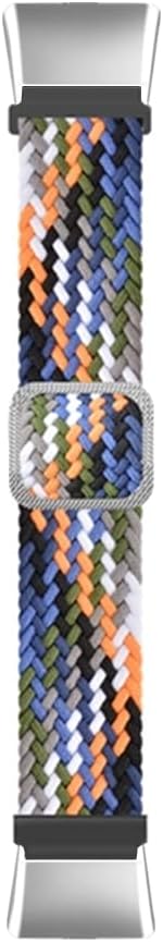 Watch Band Compatible with Oppo Watch free,Sport Soft Breathable Watch Band Fabric Woven Elasticity Replacement Strap with Metal Connect Adjustable Wristband for Women Men