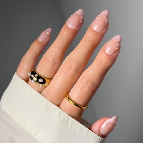 Glamnetic Press On Nails - Pink Me Up Spring Nails | Short Almond...