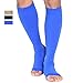Produktbild Medizinische Kompressionsstrümpfe, 20-30 mm Hg Kniehoch, abgestufte Kompressionsstrümpfe XXL 20-30 mmHG, offener Zehenbereich, Blau