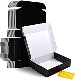 HORLIMER 12x9x3 inches Shipping Boxes Set of 20, Black Medium Corrugated Cardboard Gift Mailer Box