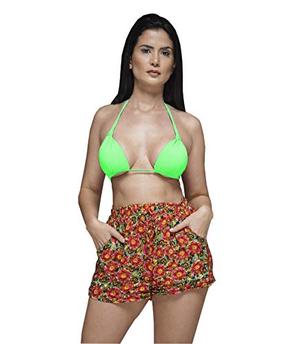 Kit 03 peças de Biquíni com Bojo Cortinão Parte de Cima