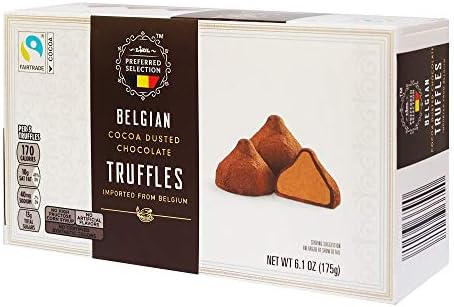 Lidl Preferred Selection Belgian Cocoa Dusted Chocolate Truffles - Fair Trade - Imported from Belgium