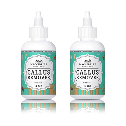 Maccibelle Callus Remover EXTRA STRENGTH For Feet Liquid Gel 4 oz (Pack of 2)