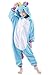 Newcosplay Unisex Children Unicorn Pyjamas Halloween Costume (10-height 55-58", New Blue Unicorn)