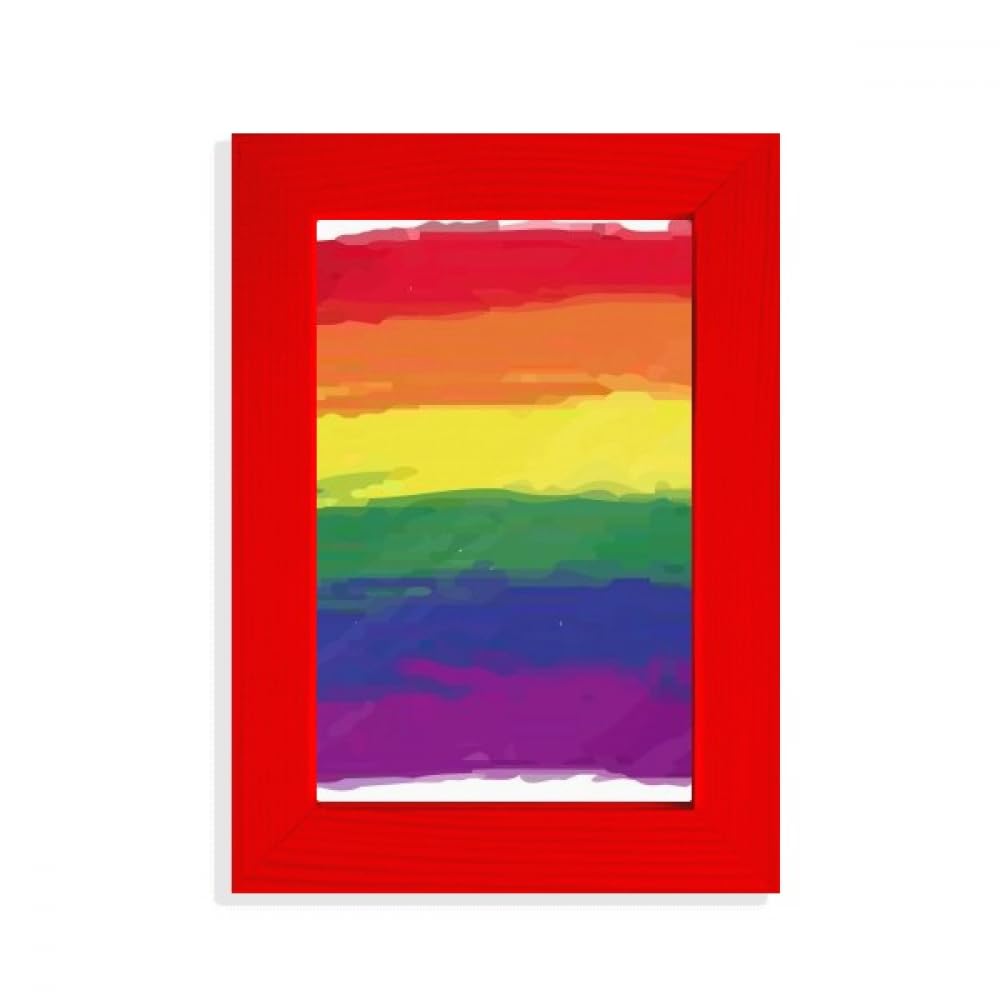 Cadre photo LGBT Rouge pour illuminer votre salon avec la fierté Rainbow