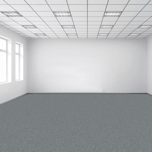 Image of FC Texture-2-Smoke-Grey Carpet Luxurious Feel Floring for Residential, Commercial Office & Home and Sound Absorbing Durable Easy Clean Low Maintenance for High Traffic Areas