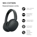 Sony WH-CH730N Wireless Bluetooth Noise Cancelling Over-Ear Headphones, Black