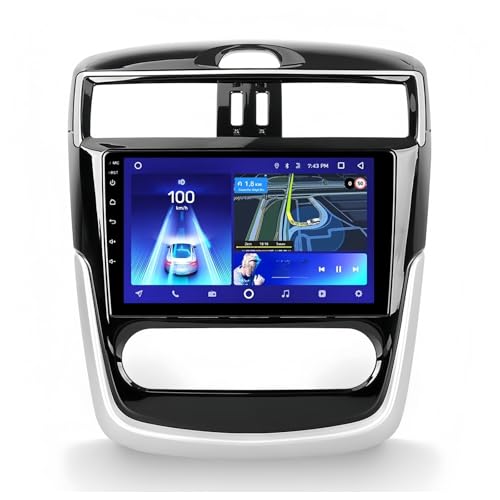 Navegación GPS para Coche para Nissan para Serena 2016-2018 para Coche con Reproductor de vídeo, navegación GPS y Android 10 (sin 2 DIN)(Serena CC2P 32G-BA)