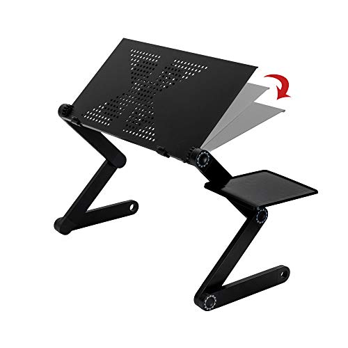 Laptop Table Stand Foldable Adjustable Notebook Macbook Computer Desk Mount Aluminum Ergonomic Tv Bed Lap Tray Stand #TOP4