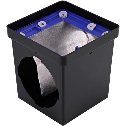 Maxx-Supply 9-Inch Square Catch Basin Drain Filter – Removable Filter with Frame – Prevents Clogs in Drainage & Infiltration Systems – for Lawns, Landscaping & Patios – Plastic & Geotextile Fabric - Thumbnail 3