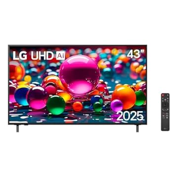 LG TV HOTEL 43" 4K UHD PROFISSIONAL SMART 43AU801C, ULTRAFINO, HDMI/USB, THINQ AI WEBOS 24, GOOGLE ASSISTENTE ALEXA 200X200