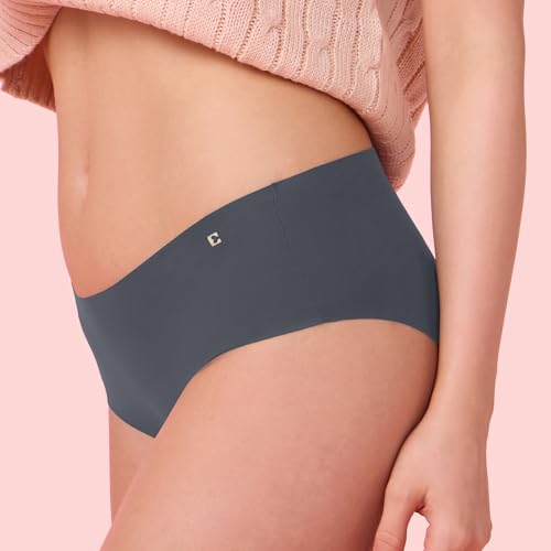 Image of Enamor Innovations Invisi, All Day Comfort, Mid Waist Hipster Panty for Women - No Visible Panty Lines, Sweat Wicking, Free Cut, Full Coverage - PH40