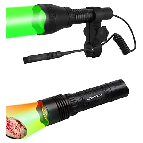 LUMENSHOOTER A10 Predator Hunting Light Kit with B2 Blood Tracking Light Cover