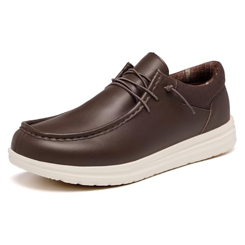 Image of FW FRAN WILLOR Mens Wide Shoes Width Toe Box Slip-on Loafers Casual Walking Shoes for Men
