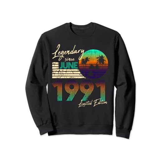 Nacido en 1991 en junio de regalo de cumpleaños de 30 años d Sudadera