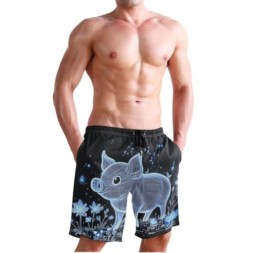 Short de bain extensible Teacup Pig idéal pour le surf estival - 4