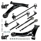 KAX Front Lower Ball Joint Control Arm Sway Bar End Link Tie Rod End K640361 K640360 Fit for Corolla 2003-2008-10pcs