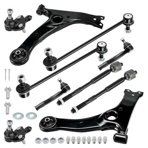 KAX Front Lower Ball Joint Control Arm Sway Bar End Link Tie Rod End K640361 K640360 Fit for Corolla 2003-2008-10pcs by KAX - Used condition - US$91.79