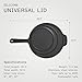 Made In Cookware | 3-Piece Stainless Clad Frying Pan Set with Universal Silicone Lid | 5 Ply Stainless Clad | Professional Cookware | Crafted in Italy | Induction Compatible
