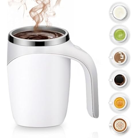 Automatic Magnetic Stirring Coffee Mug, Self Stirring Coffee Mug, Rechargeable Automatic Stirring Coffee Mug Office, Electric High Speed Mixing Cup Household for Coffee Milk Tea Cover