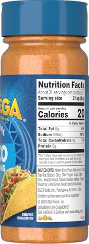 Image of Ortega Seasoning Mix, Taco Seasoning, 6.5 Ounce