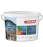ADLER Aviva Tirosilc-Color C12 110/6 Taubenschlag Silikonharz Fassadenfarbe für mineralische Untergründe Grau 3 l