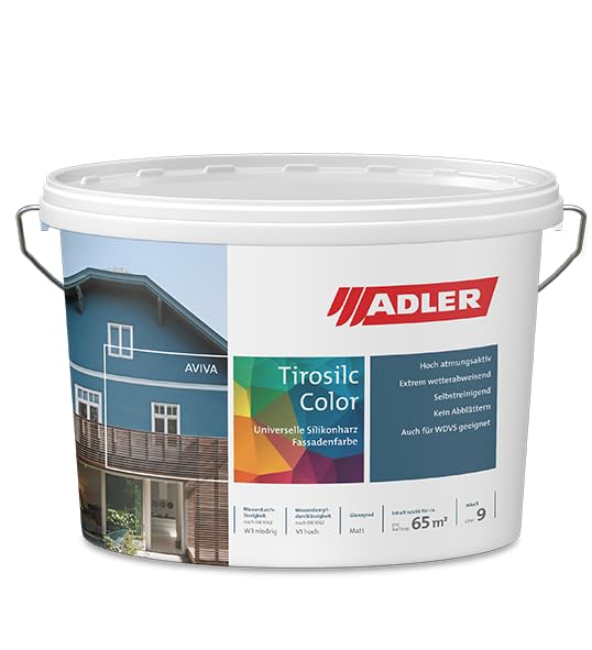 Peinture résine silicone ADLER Aviva Tirosilc C12 bleu de haute longévité
