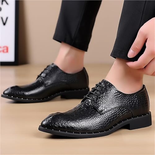 Comfortable Mens Oxford Lace Up Leather Shoes for Business Walking Casual and Formal Events3