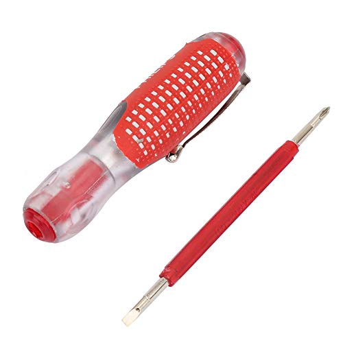 Test Pen Screwdriver Electronic Pencil Electricity Wires Electrical Sensor Rod Safety Plastic Measuring Current Passes Durable Safe Anti Skid Shaft Security Protect Diode Digital Tools