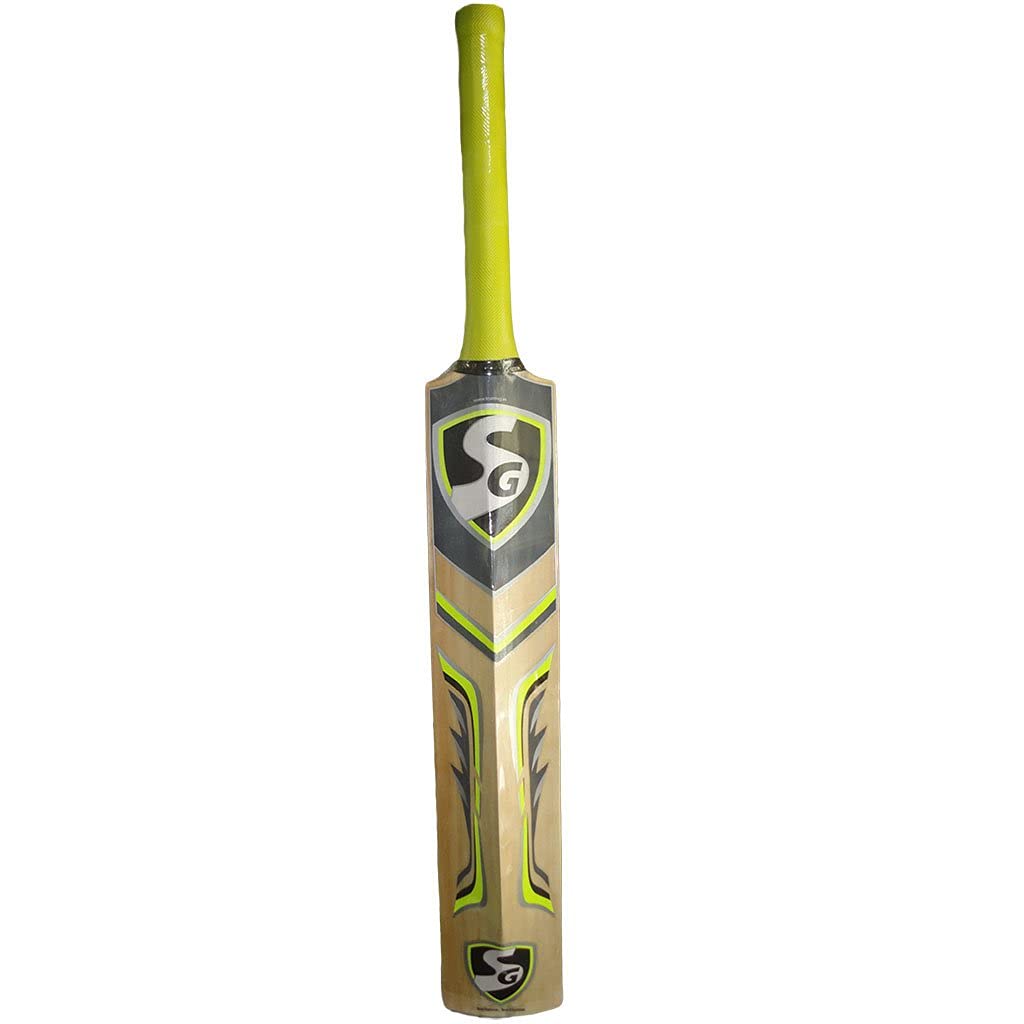 SGNexUS PlUS Kashmir Willow Cricket Bat Size - 5 UK (Multicolour)