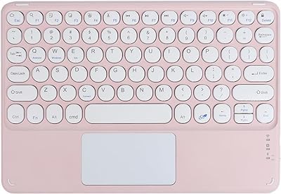 HB PLUS Wireless Bluetooth Keyboard Comes with a 10-inch Touchpad and is Portable, Rechargeable, Slim and for iPad Pro/iPad Air/iPad 9.7/iPad 10.2/iPad Mini and Other Devices (Pink) (B0D763XGJ4) Amazon Price History, Amazon Price Tracker