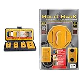 Calculated Industries 8105 Blind Mark Drywall Electrical Box Locator Tool – Powerful Rare-Earth Magnetic Targets and Locator Kit & 8115 Multi Mark Drywall Cutout Locator Tool