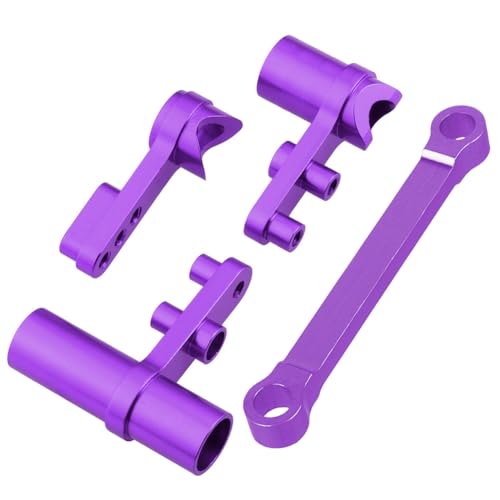 Hobbypark 102057 Aluminum Servo Saver Complete Set Ackerman Plate Purple For Redcat Volcano Epx Hsp Exceed Rc 1/10 Truck Buggy Car Upgrade Parts thumb #4